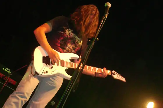 Fernando on stage at Stars Music School, Inwood WV