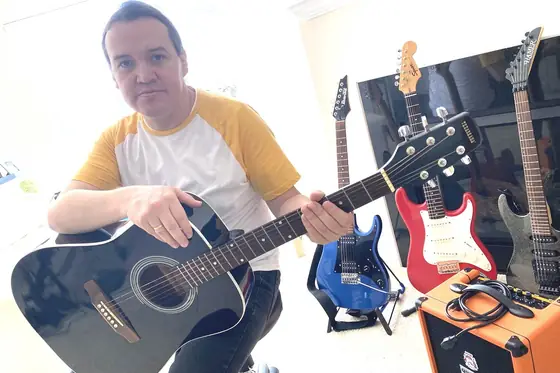 Fernando playing at Stars Music School, Inwood WV