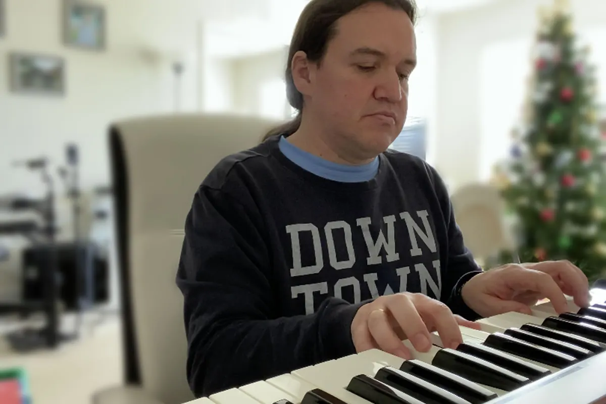 Piano lesson at Stars Music School