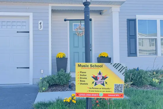 Welcome to the studio at Stars Music School, Inwood WV
